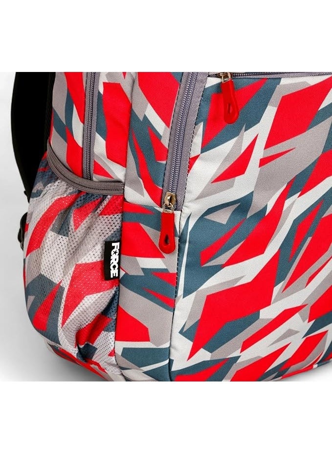 Force Backpack Unisex -RED Camouflage pattern - Image 4